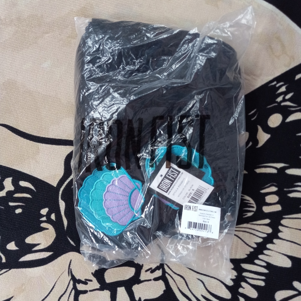 LAST 1! Iron fist mermaid nwt soft flowy maxi w sheer mesh top & seashell pastie - Picture 16 of 16
